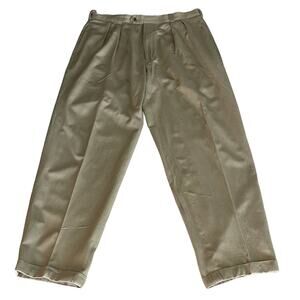 Perry Ellis Cuffed Chino Pants, Size 36/32